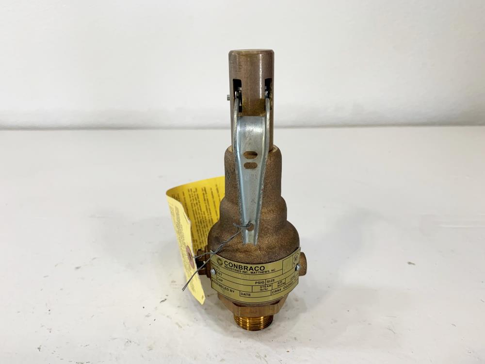 Conbraco 3/4" x 1" NPT 125# Bronze Safety Relief Valve 19KEDA125